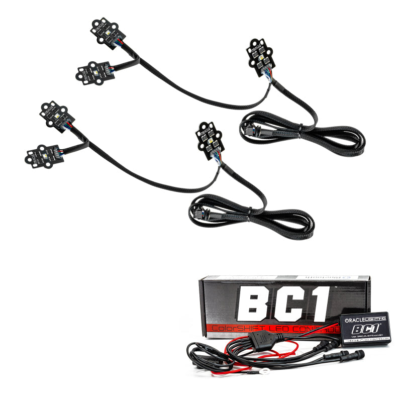 ORACLE Lighting Headlights Oracle 19-21 GMC Sierra 1500 RGB+W Headlight DRL  Kit - ColorSHIFT w/ BC1 Controller SEE WARRANTY