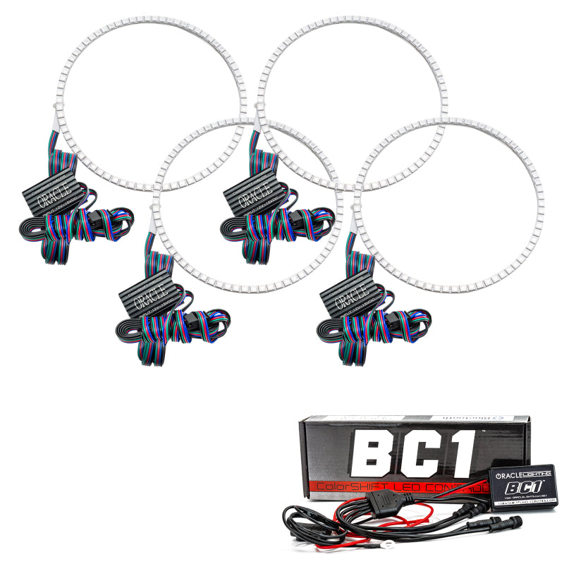 ORACLE Lighting Headlights Oracle Land Rover LR3 05-09 Halo Kit - ColorSHIFT w/ BC1 Controller SEE WARRANTY