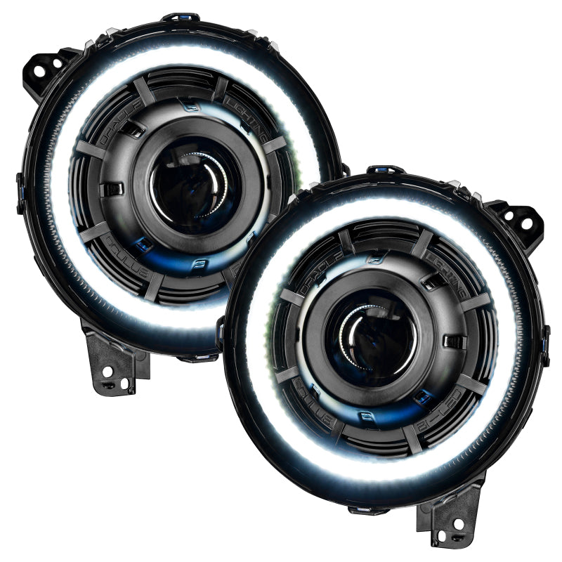 ORACLE Lighting Headlights Oracle Jeep JL/Gladiator JT Oculus Bi-LED Projector Headlights - Amber/White Switchback SEE WARRANTY