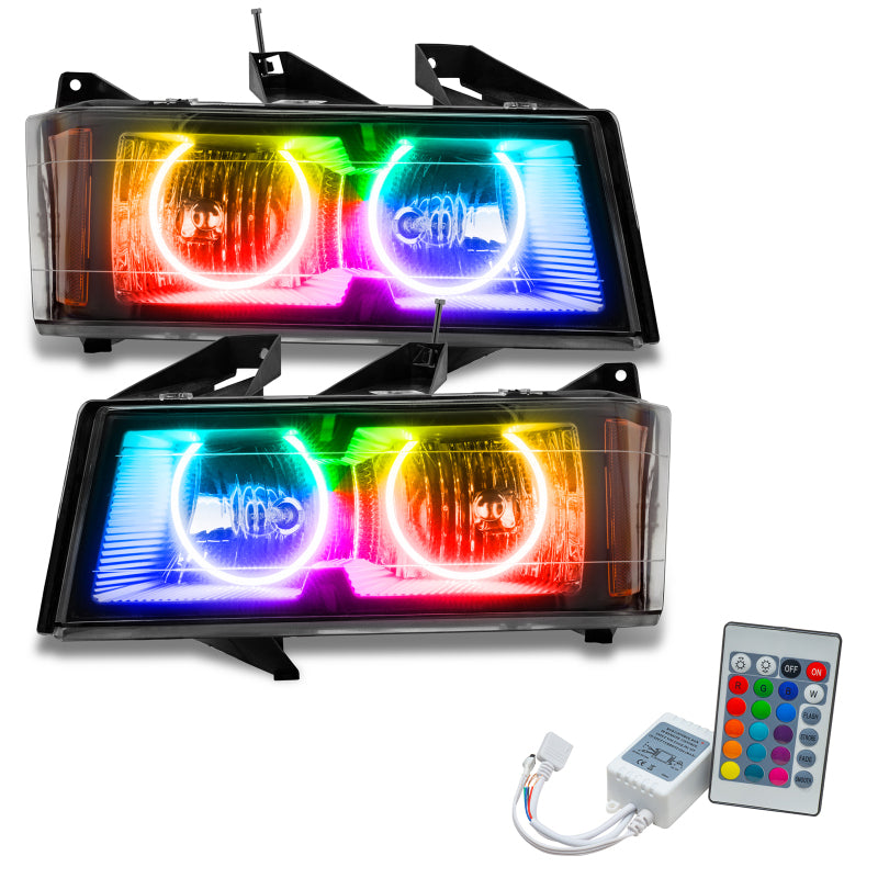 ORACLE Lighting Headlights Oracle 04-12 Chevrolet Colorado SMD HL - ColorSHIFT w/ Simple Controller SEE WARRANTY
