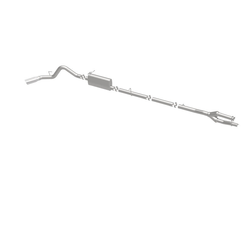 Magnaflow Catback MagnaFlow Sys C/B 11-15 Ford Super Duty F250 6.2L EC CC, SS 3.5in Single Rear Pass Side Ext 5in Tip