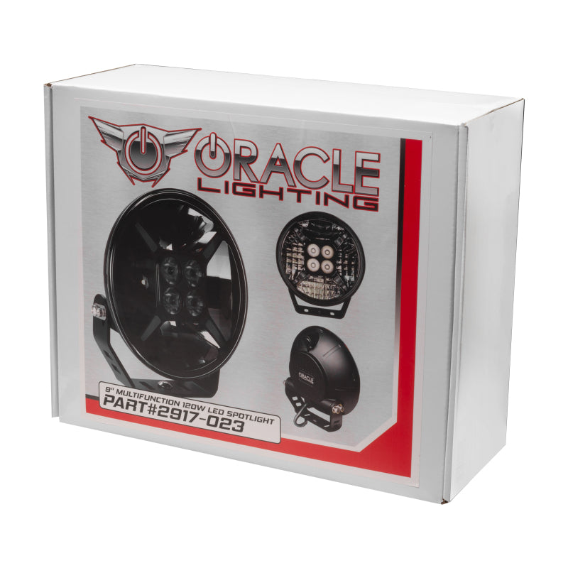 ORACLE Lighting Light Bars & Cubes Oracle Multifunction 120w LED Spotlight (Round Post Mount) SEE WARRANTY