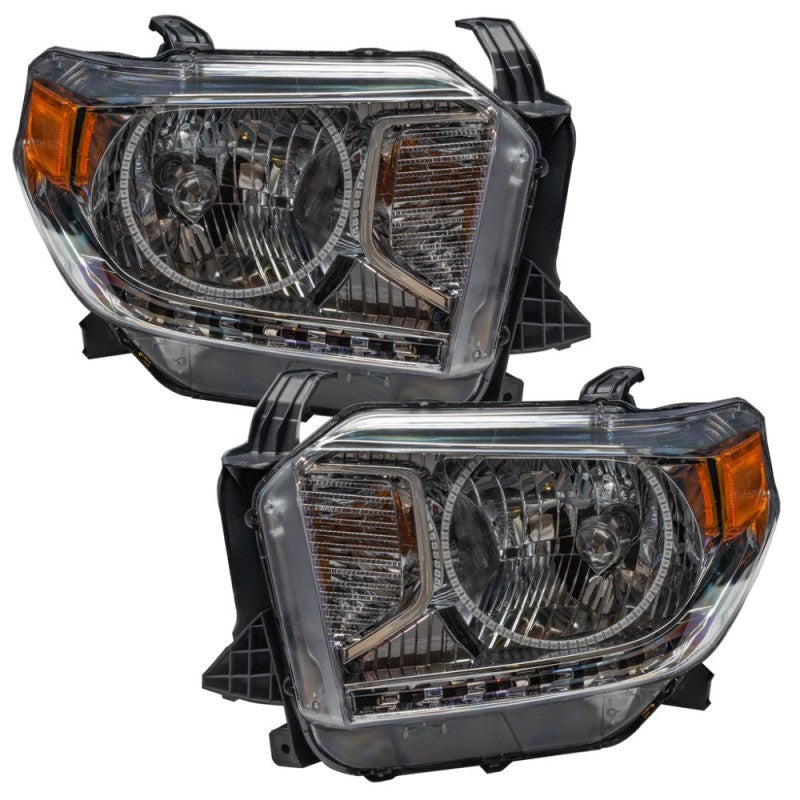 ORACLE Lighting Headlights Oracle 14-17 Toyota Tundra SMD HL - Dual Halo Kit - ColorSHIFT w/ BC1 Controller