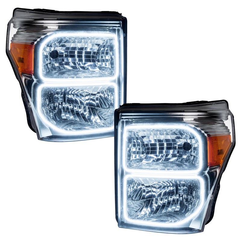 ORACLE Lighting Headlights Oracle 11-16 Ford F250/350 LED HL - ColorSHIFT SEE WARRANTY