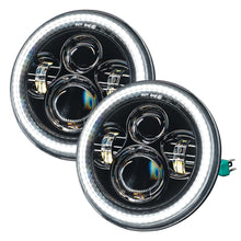Load image into Gallery viewer, ORACLE Lighting Headlights Oracle 07-18 Jeep Wrangler JK Switchback LED Halo Headlights - Amber/White - Switchback SEE WARRANTY