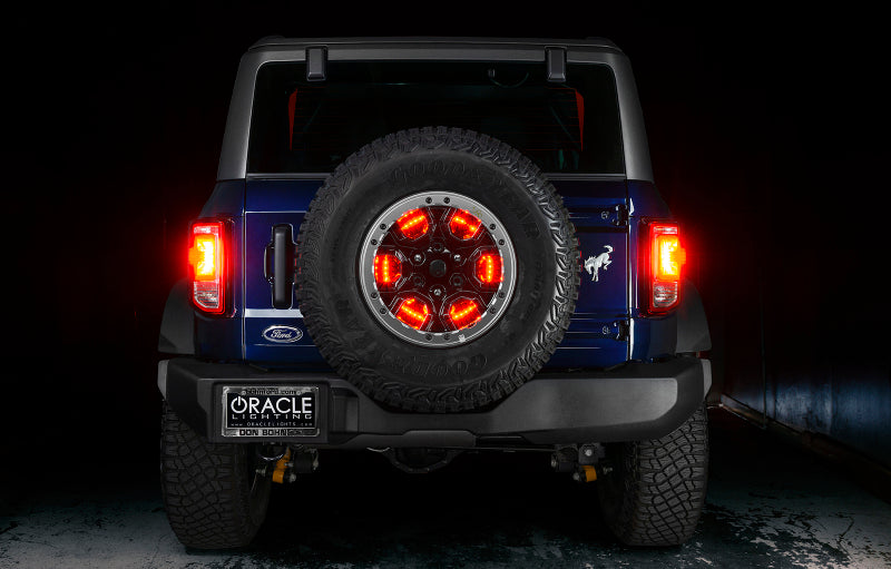 ORACLE Lighting Light Strip LED Oracle LED Illuminated Wheel Ring 3rd Brake Light - Red SEE WARRANTY