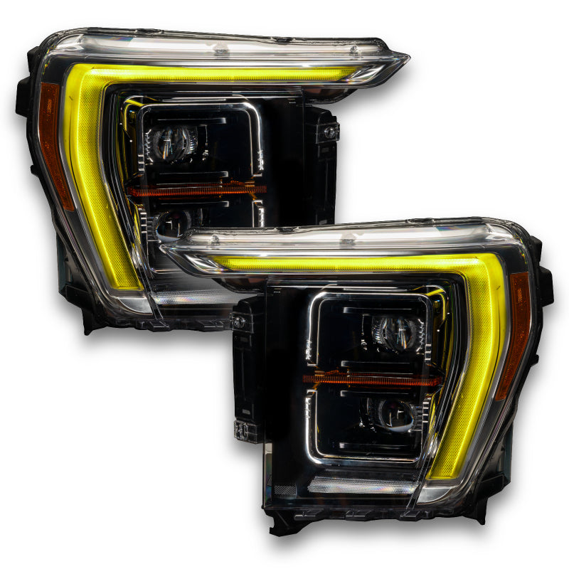ORACLE Lighting Headlights Oracle 21-22 Ford F-150 ColorSHIFT RGB+W Headlight DRL Upgrade Kit w/ RF Controller SEE WARRANTY