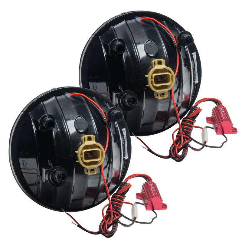 ORACLE Lighting Fog Lights Oracle Lighting 07-14 GMC Sierra Pre-Assembled LED Halo Fog Lights -Red SEE WARRANTY