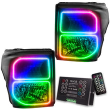 Load image into Gallery viewer, ORACLE Lighting Headlights Oracle 11-16 Ford F250/350 LED HL - Black - ColorSHIFT w/ 2.0 Controller SEE WARRANTY