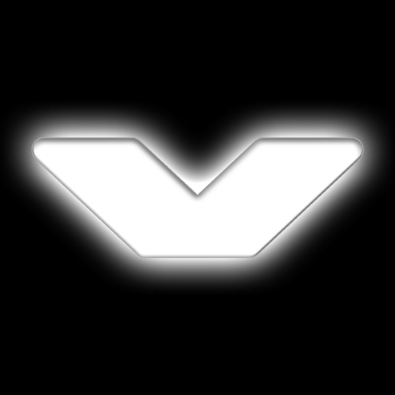 ORACLE Lighting Light Accessories and Wiring ORACLE Lighting Universal Illuminated LED Letter Badges - Matte Wht Surface Finish - V SEE WARRANTY