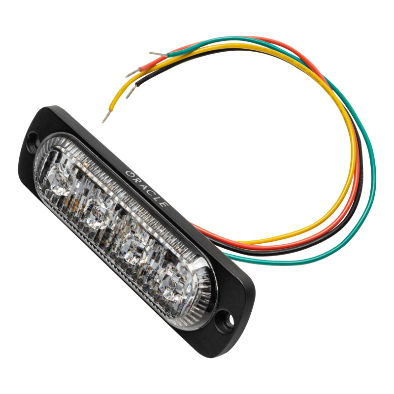 ORACLE Lighting Light Bars & Cubes Oracle 4 LED Slim Strobe - White SEE WARRANTY