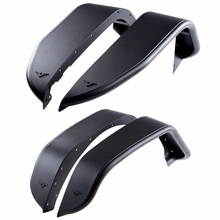 Load image into Gallery viewer, Combat Off Road black aluminum full fender set, two front fenders 25-1076 and two rear fenders 25-1079