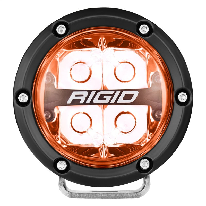 Rigid Industries Light Bars & Cubes Rigid Industries 360-Series 4in LED Off-Road Spot Beam - RGBW (Pair)