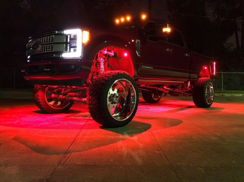 ORACLE Lighting Light Bars & Cubes Oracle Bluetooth + RF Underbody Rock Light Kit - 8 PCS - ColorSHIFT SEE WARRANTY