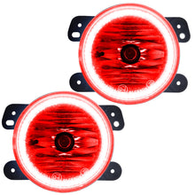 Load image into Gallery viewer, ORACLE Lighting Fog Lights Oracle Lighting 07-09 Jeep Wrangler JK Pre-Assembled LED Halo Fog Lights -Red SEE WARRANTY