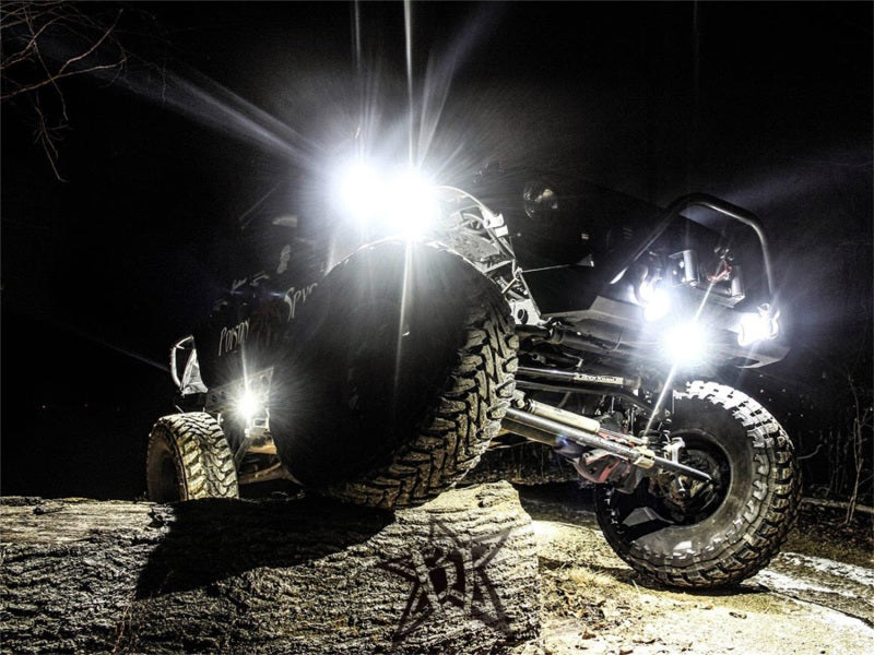 Rigid Industries Sidemarkers & Indicators Rigid Industries Rock Light Kit- Amber (6 lights)