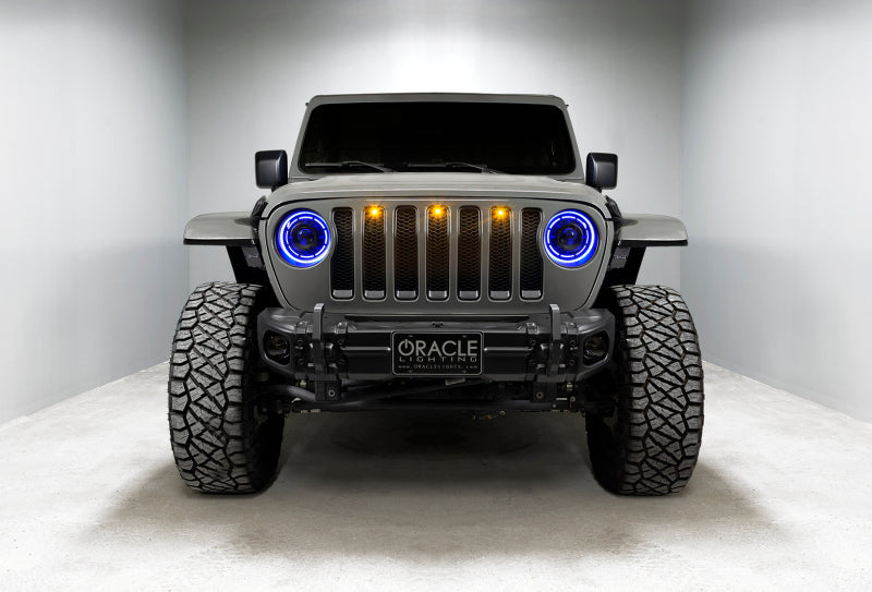 ORACLE Lighting Headlights Oracle Oculus Bi-LED Projector Headlights for Jeep JL/Gladiator JT - w/ BC1 Controller SEE WARRANTY