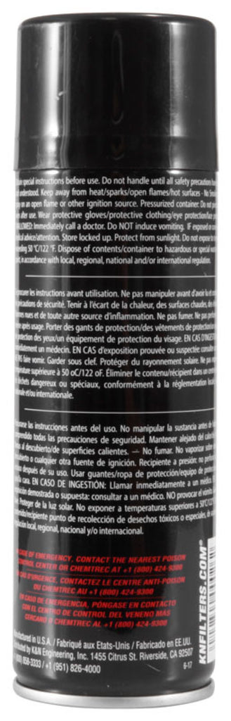 K&N Engineering Recharge Kits K&N 6.5 OZ Aerosol Spray Air Filter Oil