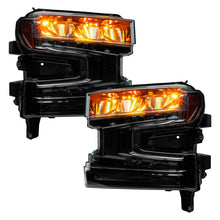Load image into Gallery viewer, ORACLE Lighting Headlights Oracle 19-21 Silverado/Sierra 1500 RGB Demon Eye Headlight Kit - w/o Controller SEE WARRANTY