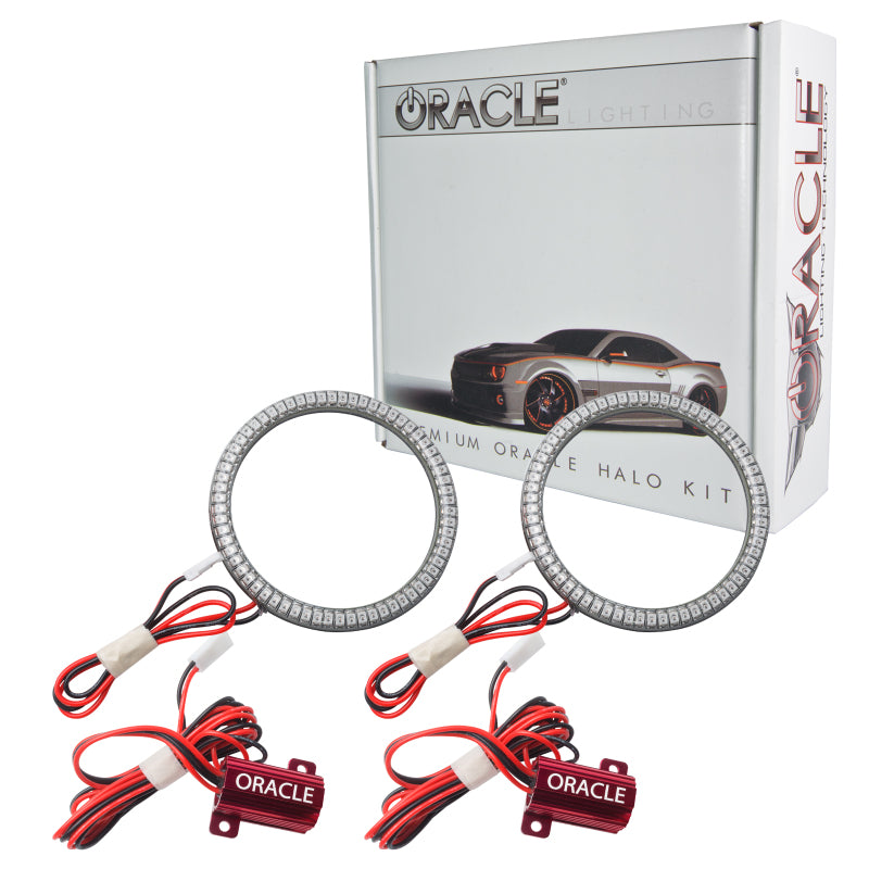 ORACLE Lighting Fog Lights Oracle Jeep Wrangler 07-17 LED Waterproof Turn Signal Halo Kit - Amber SEE WARRANTY