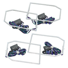 Load image into Gallery viewer, ORACLE Lighting Headlights Oracle Chevy Silverado 14-15 Halo Kit Non-Projector Style - ColorSHIFT w/o Controller SEE WARRANTY