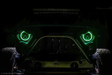 Load image into Gallery viewer, ORACLE Lighting Headlights Oracle 7in High Powered LED Headlights - Black Bezel - Green