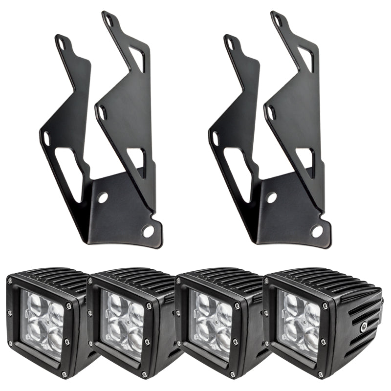 ORACLE Lighting Brackets Oracle Jeep JK Dual Mounting Pillar Brackets/Lights Combo SEE WARRANTY