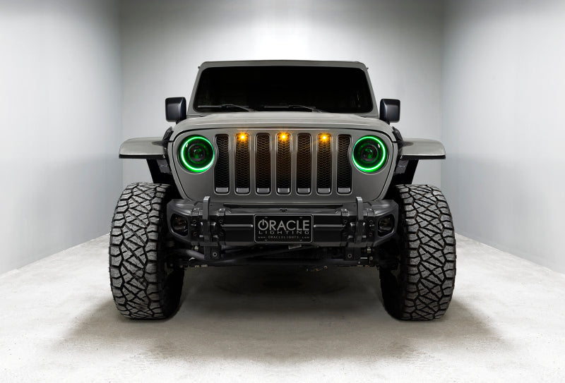 ORACLE Lighting Headlights Oracle Oculus Bi-LED Projector Headlights for Jeep JL/Gladiator JT - w/ BC1 Controller SEE WARRANTY