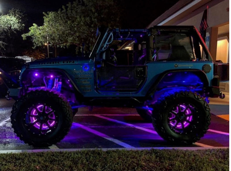 ORACLE Lighting Light Strip LED Oracle LED Illuminated Wheel Rings - ColorSHIFT - 15in. - ColorSHIFT No Remote SEE WARRANTY