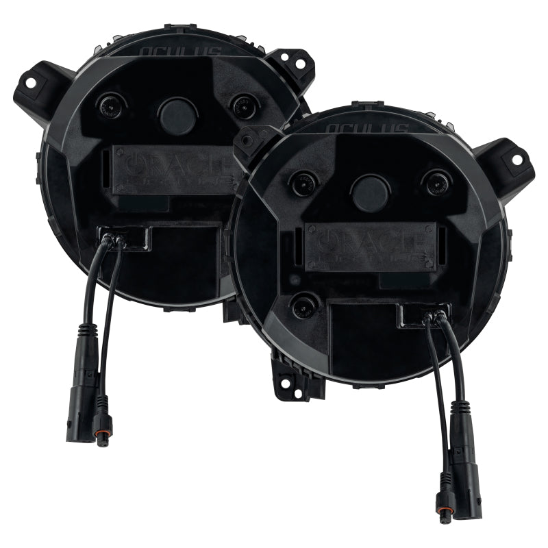 ORACLE Lighting Headlights Oracle Jeep JL/Gladiator JT Oculus Bi-LED Projector Headlights - Amber/White Switchback SEE WARRANTY