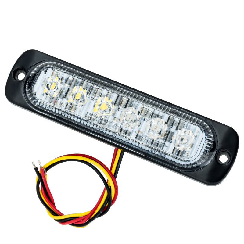 ORACLE Lighting Light Bars & Cubes Oracle 6 LED Slim Strobe - White SEE WARRANTY