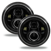 Load image into Gallery viewer, ORACLE Lighting Headlights Oracle 7in High Powered LED Headlights - Black Bezel - Dynamic - Dynamic SEE WARRANTY