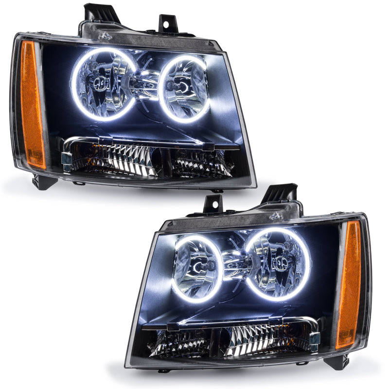 ORACLE Lighting Headlights Oracle 07-13 Chevrolet Avalanche Pre-Assembed SMD Headlights - White SEE WARRANTY