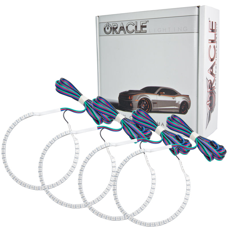 ORACLE Lighting Headlights Oracle GMC Sierra 07-13 Halo Kit (Round Ring Design) - ColorSHIFT SEE WARRANTY