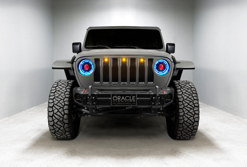 ORACLE Lighting Headlights Oracle Oculus Bi-LED Projector Headlights for Jeep JL/Gladiator JT - w/ Simple Cntrl SEE WARRANTY