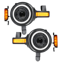 Load image into Gallery viewer, ORACLE Lighting Headlights Oracle 2021+ Ford Bronco Oculus  Bi-LED Projector Headlights - Amber/White Switchback