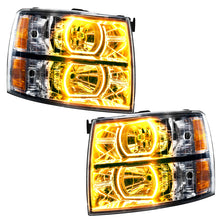Load image into Gallery viewer, ORACLE Lighting Headlights Oracle 07-13 Chevrolet Silverado SMD HL - Square - ColorSHIFT w/ BC1 Controller SEE WARRANTY