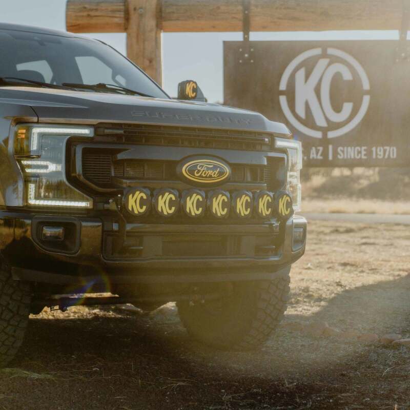 KC HiLiTES Light Mounts KC HiLiTES 17-24 Ford Super Duty GEN 4-5 Light Bar Mount Front Bumper