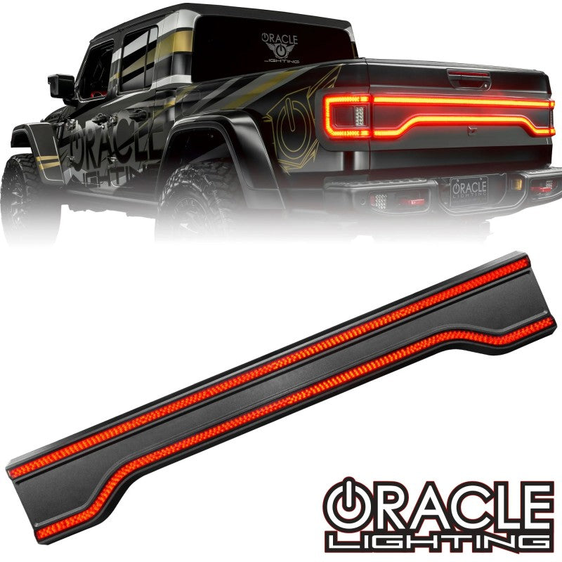 ORACLE Lighting Light Tailgate Bar Oracle 20-23 Jeep Gladiator Racetrack Style LED Tail Gate Light - Tinted