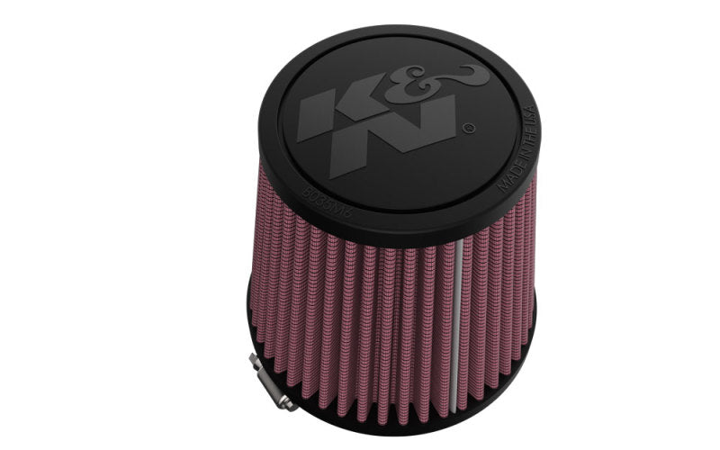 K&N Engineering Air Filters - Universal Fit K&N Universal Clamp-On Air Filter 3in FLG /4 1/2in B / 3 1/2in T / 4 3/8in H