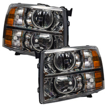 Load image into Gallery viewer, ORACLE Lighting Headlights Oracle 07-13 Chevrolet Silverado SMD HL - Round Style - ColorSHIFT w/ 2.0 Controller SEE WARRANTY