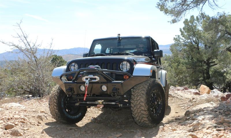 Rampage Bumpers - Steel Rampage 2007-2018 Jeep Wrangler(JK) Recovery Bumper Front - Black