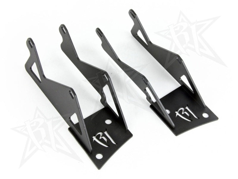 Rigid Industries Light Mounts Rigid Industries Jeep JK - Double A-Pillar Mount - Mounts 2 sets of Dually/D2