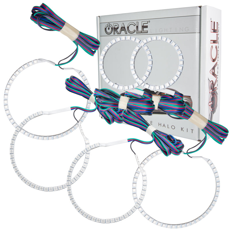 ORACLE Lighting Headlights Oracle Jeep Grand Cherokee 11-13 Triple Halo Kit - ColorSHIFT w/ 2.0 Controller SEE WARRANTY