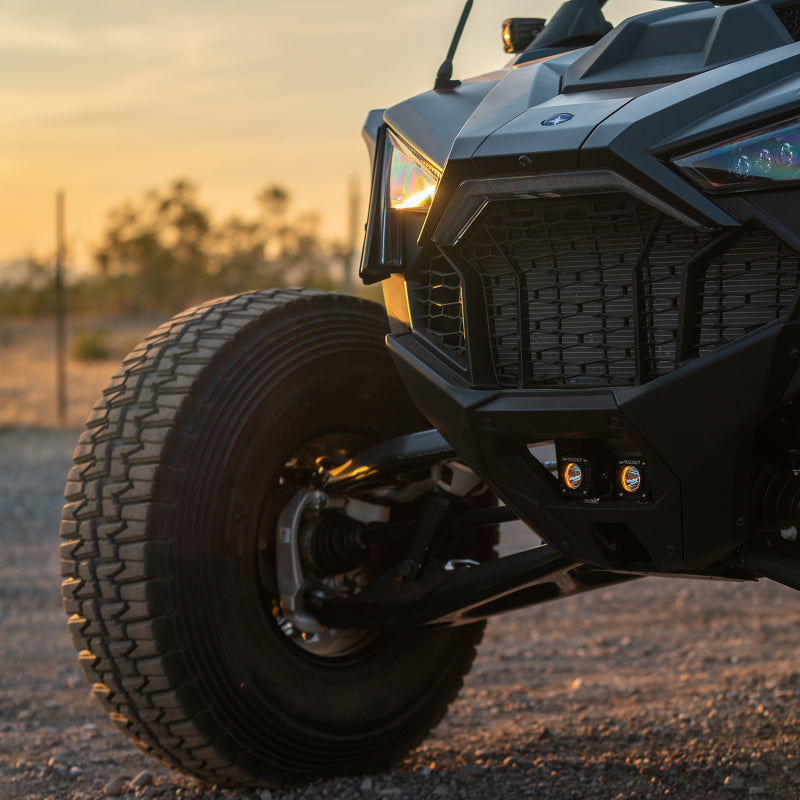 Rigid Industries Light Bars & Cubes Rigid Industries 2017+ Polaris Pro R/Turbo R Revolve Grille Light Kit