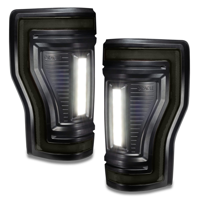 ORACLE Lighting Tail Lights Oracle Lighting 17-22 Ford F-250/350 (Black Series) Flush Mount LED Tail Lights SEE WARRANTY