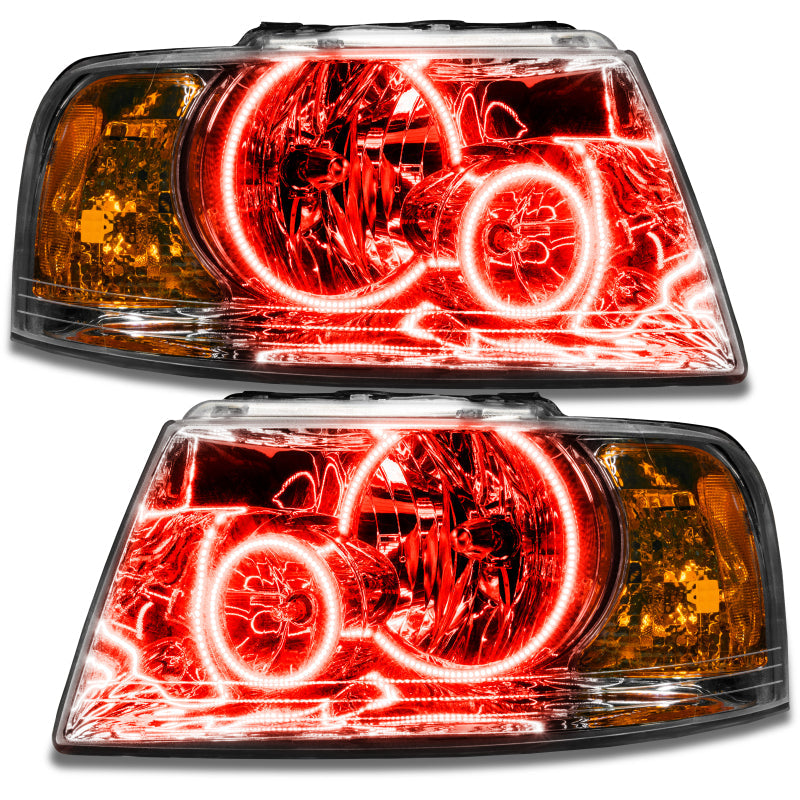 ORACLE Lighting Headlights Oracle 03-06 Ford Expedition SMD HL - Chrome - ColorSHIFT w/o Controller SEE WARRANTY