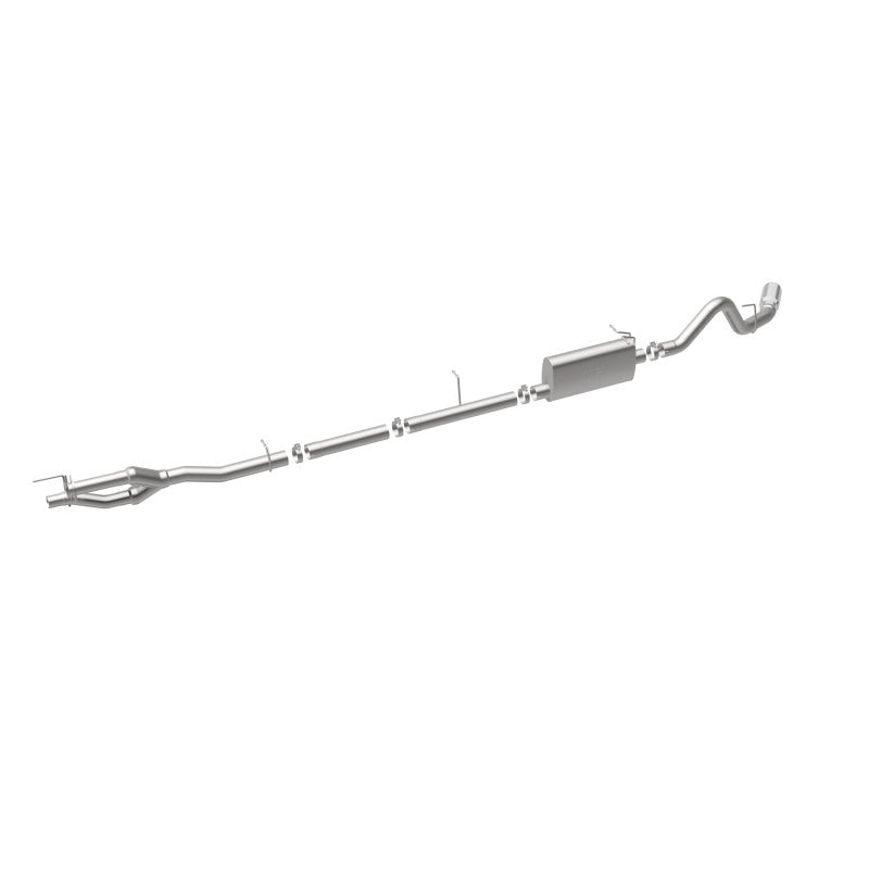 Magnaflow Catback MagnaFlow Sys C/B 11-15 Ford Super Duty F250 6.2L EC CC, SS 3.5in Single Rear Pass Side Ext 5in Tip