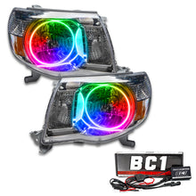 Load image into Gallery viewer, ORACLE Lighting Headlights Oracle 05-11 Toyota Tacoma SMD HL - ColorSHIFT w/ BC1 Controller