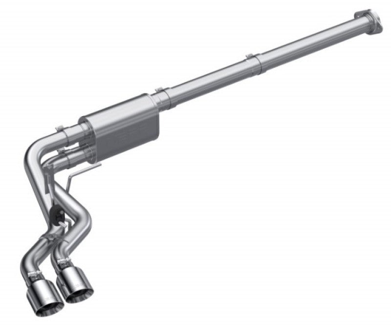 MBRP Catback MBRP 2021 Ford F-150 2.7L EcoBoost / 3.5L EcoBoost / 5.0L 3in Cat Back Single Side Exit Alum